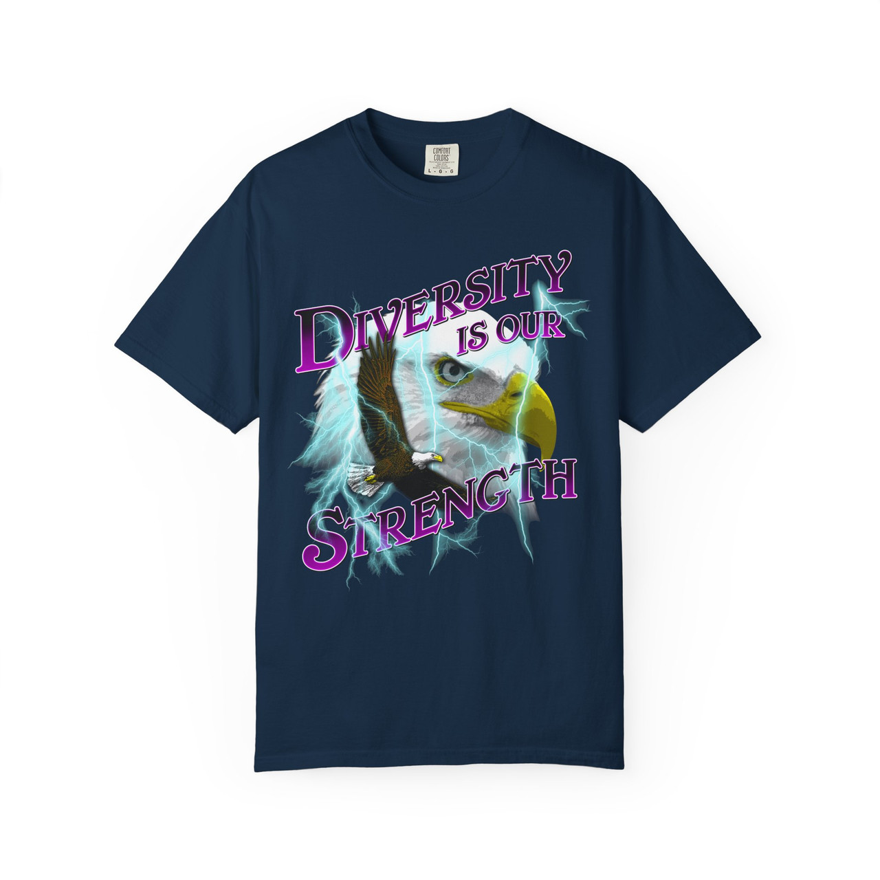 【非売品】AIG DIVERSITY IS STRENGTH Tシャツ Diversity Is Our Strength Eagle Gas Station Unisex Garment-Dyed T