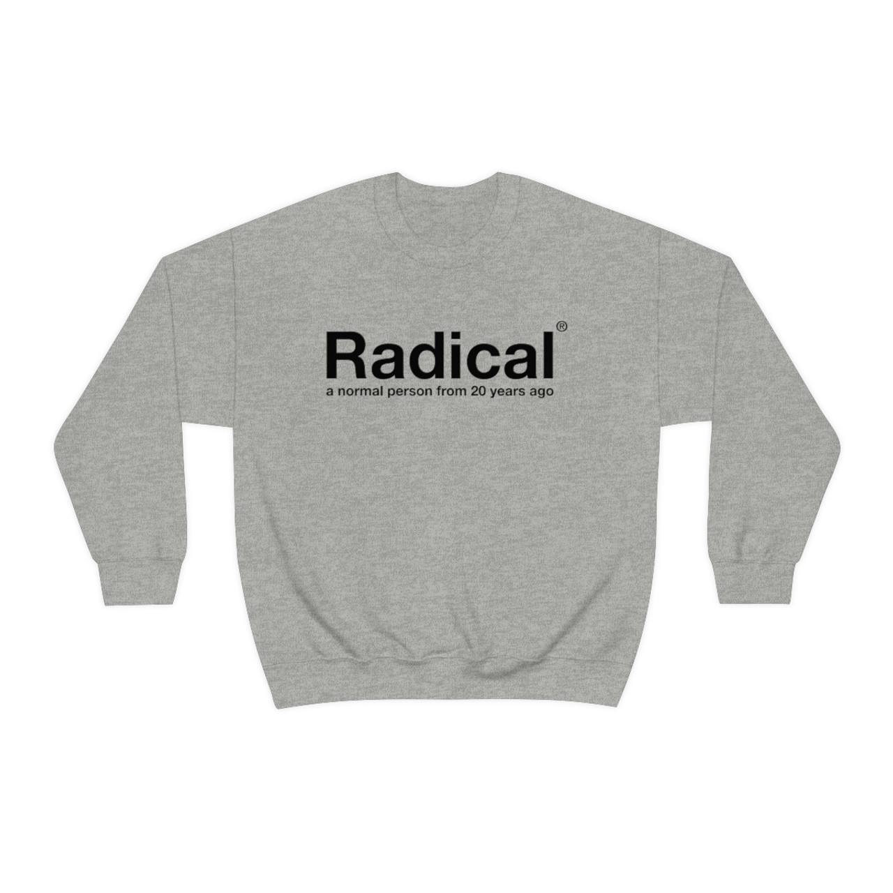 Radical Crew Sweatshirt in Black