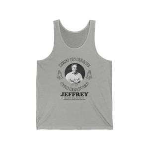 RIP Jeffery Epstein Memorial Unisex Jersey Tank RIP Jeffery Epstein Memorial Unisex Jersey Tank
