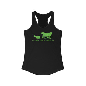 You Have Died of Diversity Women's Ideal Racerback Tank You Have Died of Diversity Women's Ideal Racerback Tank