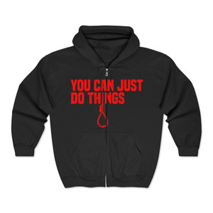 You Can Just Do Things Unisex Heavy Blend™ Full Zip Hooded Sweatshirt