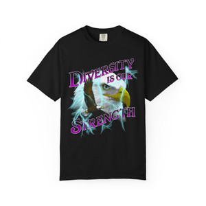 Diversity Is Our Strength Eagle Gas Station Unisex Garment-Dyed T-shirt