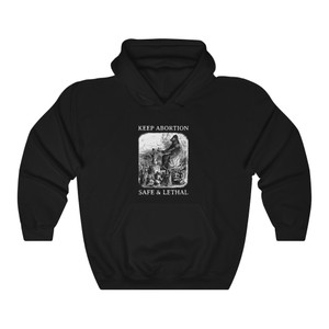 Keep Abortion Safe and Lethal Moloch Unisex Heavy Blend™ Hooded Sweatshirt Keep Abortion Safe and Lethal Moloch Unisex Heavy Blend™ Hooded Sweatshirt