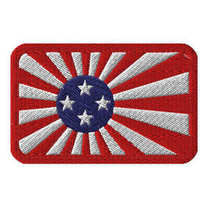 Japan Rising Sun American Flag Embroidered Tactical Patches