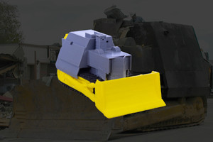 Killdozer Action Figure Model Miniature Doll - 3D Print Kill Dozer Marvin Heemeyer