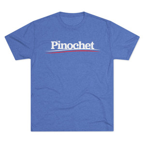 Pinochet Bernie Sanders Helicopter Men's Tri-Blend Crew Tee T-Shirt
