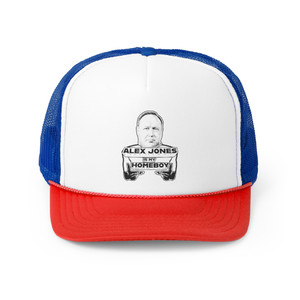 Alex Jones is my Homeboy Trucker Caps Alex Jones is my Homeboy Trucker Caps