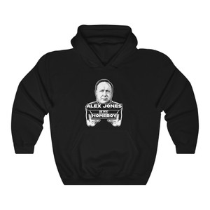 Alex Jones is my Homeboy Unisex Heavy Blend™ Hooded Sweatshirt Alex Jones is my Homeboy Unisex Heavy Blend™ Hooded Sweatshirt