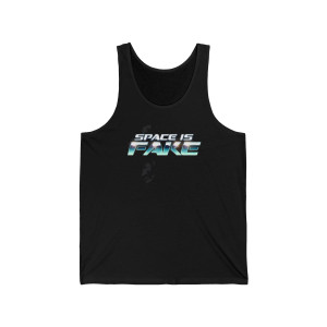 Space is Fake NASA Unisex Jersey Tank Space is Fake NASA Unisex Jersey Tank