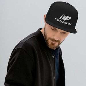 Mostly Peaceful Dad Shoes Trucker Cap Yupoong 6006 Mostly Peaceful Dad Shoes Trucker Cap Yupoong 6006