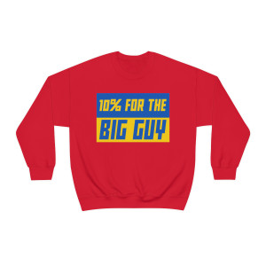 Ten Percent for the Big Guy Ukraine Heavy Blend Crew Sweatshirt Ten Percent for the Big Guy Ukraine Heavy Blend Crew Sweatshirt