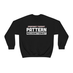 Pattern Recognitionist Conspiracy Theorist Heavy Blend Crew Sweatshirt Pattern Recognitionist Conspiracy Theorist Heavy Blend Crew Sweatshirt