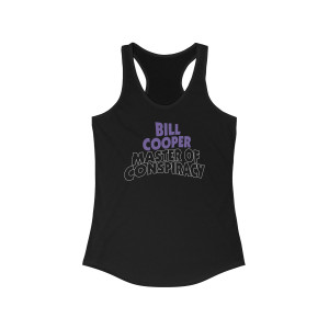Bill Cooper Master of Conspiracy Women's Ideal Racerback Tank Bill Cooper Master of Conspiracy Women's Ideal Racerback Tank