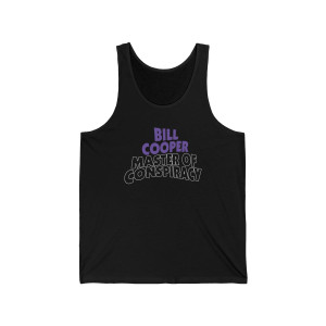 Bill Cooper Master of Conspiracy Unisex Jersey Tank Bill Cooper Master of Conspiracy Unisex Jersey Tank
