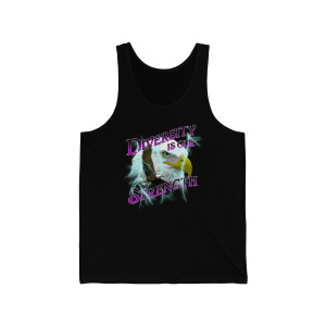 Diversity Is Our Strength Eagle Gas Station Unisex Jersey Tank Diversity Is Our Strength Eagle Gas Station Unisex Jersey Tank