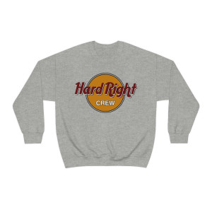 Hard Right Crew Heavy Blend Crew Sweatshirt Hard Right Crew Heavy Blend Crew Sweatshirt