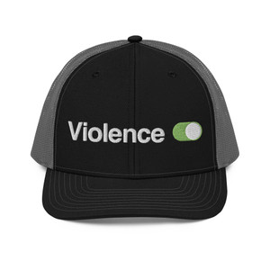 Violence Button Switched On Trucker Cap Richardson 112  Violence Button Switched On Trucker Cap Richardson 112