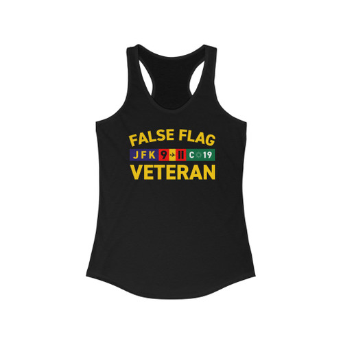False Flag Veteran Women's Ideal Racerback Tank