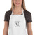 Raise Chickens Not Degenerates Embroidered White Apron