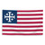Jerusalem Cross American Flag
