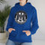 Department of Homeland Supremacy Front and Back Print Hooded Sweatshirt Hoodie