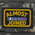 Almost Joined Embroidered Patch with Velcro