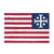 Jerusalem Cross American Flag Double Sided 