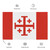 Jerusalem Cross Canadian Flag