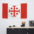 Jerusalem Cross Canadian Flag