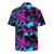 Brushstroke Dark Synthwave Button Up Shirt
