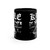 KR KYLE Self Defense Heavy Metal Gothic Letters Ceramic Black mug 11oz KR KYLE Self Defense Heavy Metal Gothic Letters Ceramic Black mug 11oz
