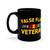False Flag Veteran Black mug 11oz