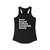 Apocalypse Checklist Women's Ideal Racerback Tank Apocalypse Checklist Women's Ideal Racerback Tank