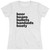 Apocalypse Checklist Women's Triblend Tee T-Shirt Apocalypse Checklist Women's Triblend Tee T-Shirt