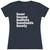 Apocalypse Checklist Women's Triblend Tee T-Shirt Apocalypse Checklist Women's Triblend Tee T-Shirt