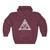Hegelian Dialectic Illuminati Pyramid Problem Reaction Solution Unisex Heavy Blend™ Hooded Sweatshirt