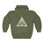 Hegelian Dialectic Illuminati Pyramid Problem Reaction Solution Unisex Heavy Blend™ Hooded Sweatshirt
