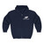 Mostly Peaceful Dad Shoes Unisex double sided Heavy Blend Full Zip Hooded Sweatshirt