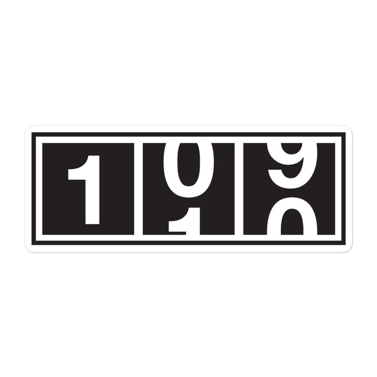 109/110 Bubble-free stickers