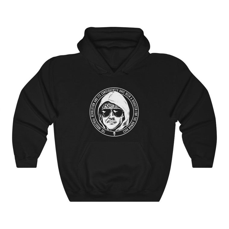 Uncle Ted Kaczynski Unabomber the industrial revolution and its consequences Unisex Heavy Blend™ Hooded Sweatshirt