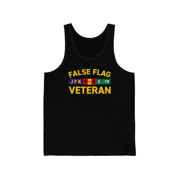 False Flag Veteran Unisex Jersey Tank