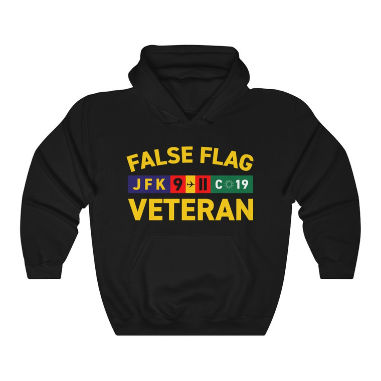 False Flag Veteran Unisex Heavy Blend™ Hooded Sweatshirt