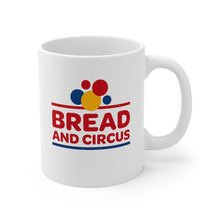 Bread and Circus White Mug 11oz