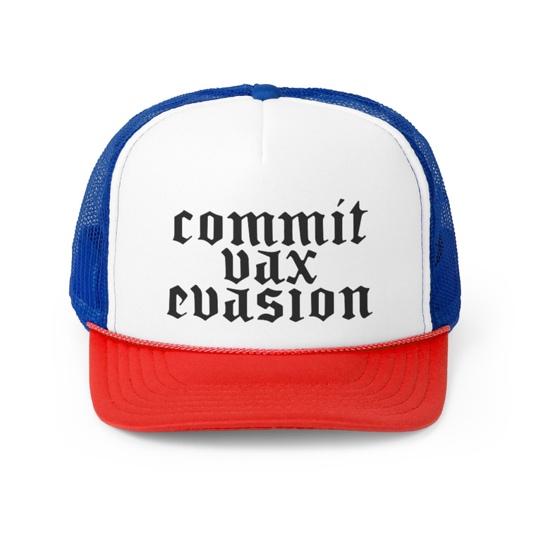 Commit Vax Evasion Trucker Caps