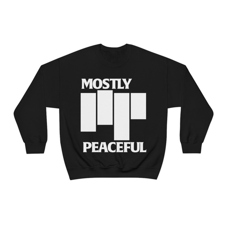 Mostly Peaceful Bars Rise Above Heavy Blend Sweatshirt