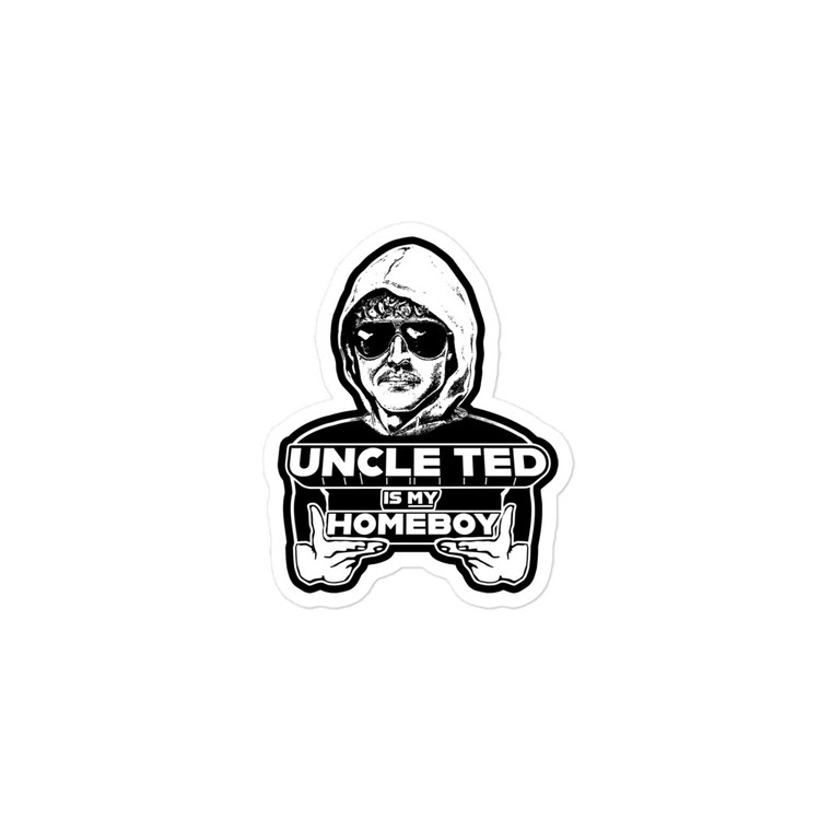 Uncle Ted Is My Homeboy Unabomber Bubble-free stickers