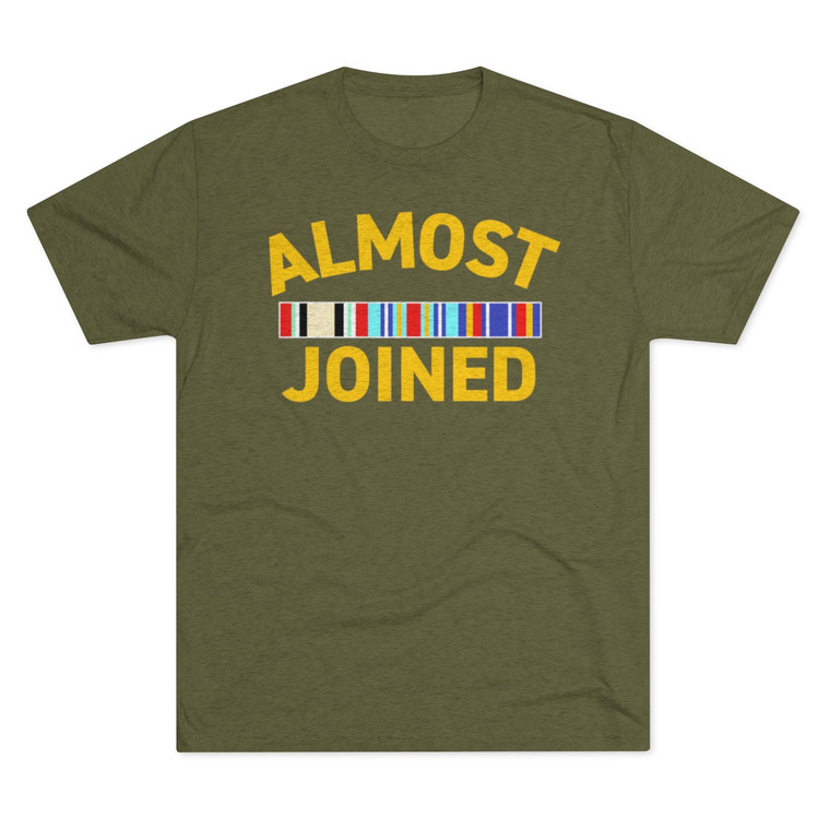 Almost Joined Men's Tri-Blend Crew Tee T-Shirt