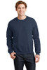 Men's Heavy Weight Crewneck Sweatshirt with Exchange 1 Million Miles Truck Logo