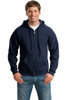 Men's Heavy Weight Hooded Full Zip Sweatshirt with Exchange 1 Million Miles Truck Logo