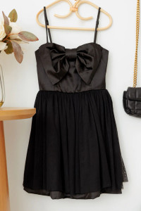 Girls Poplin Bow Dress Girls Poplin Bow Dress